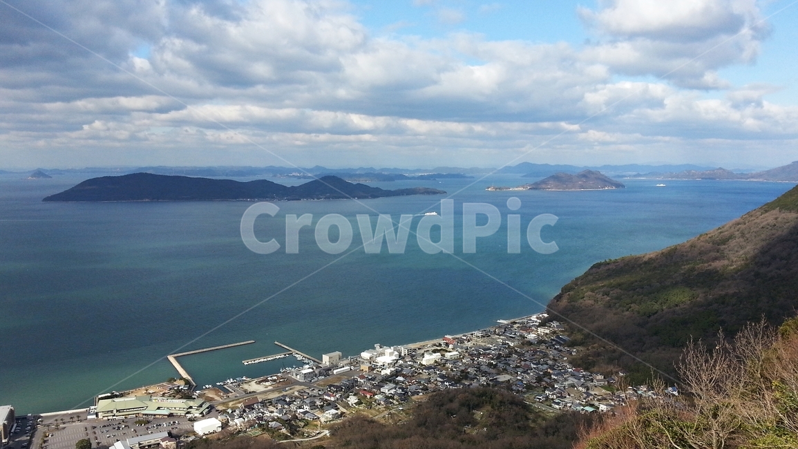 도시,풍경,항구,하늘,구름,바다,자연,풍경,nature,landscape,land,땅,outdoors,옥외,경치,water,물,ocean,대양,sea,scenery,shoreline,해안선