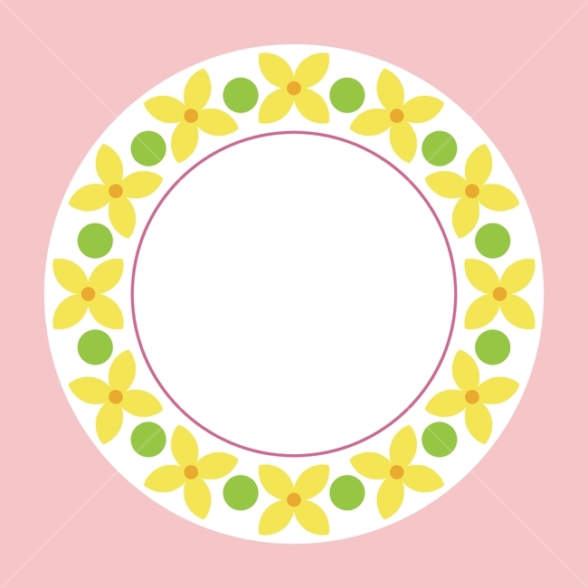꽃,액자,꽃프레임,꽃일러스트,리스,테두리,스티커,원,장식,화환,화관,blossom,flower,plant,식물,꽃잎,접시,디자인소스