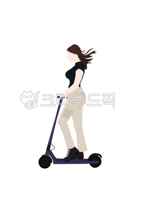 mobility,profile,Riding an electric kickboard,riding a kickboard,kickboard,micromobility,human source,person,architectural source,illustration,female,electric kickboard,kickboard woman,illustrator