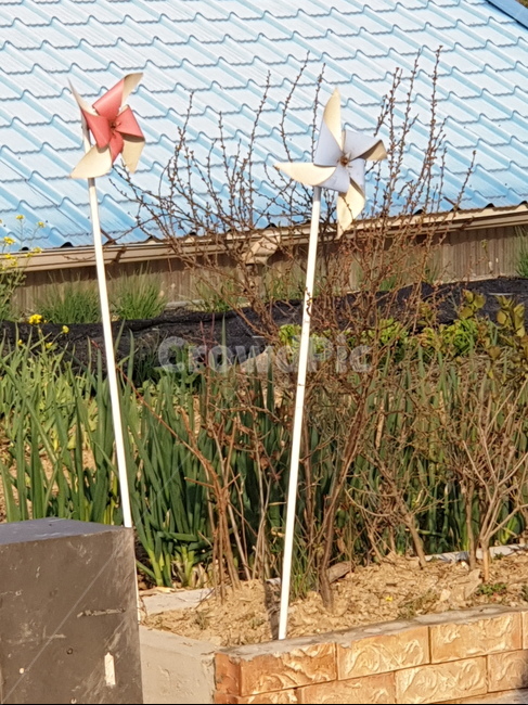 자연,풍경,시골,바람개비,시골풍경