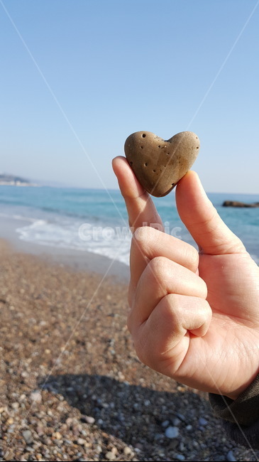 조약돌,하트,해변,하트모양,강구해변