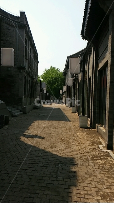 중국북경,골목,후퉁,오후,여유로움,골목길,alley