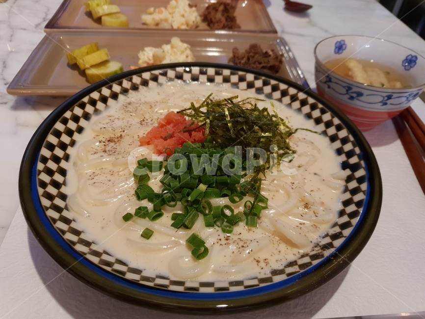 파스타,명란파스타,접시,레스토랑,음식