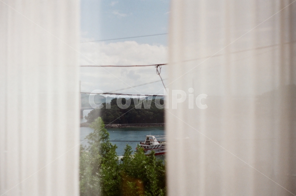커튼,창문,바다,풍경,curtain,sea,여수