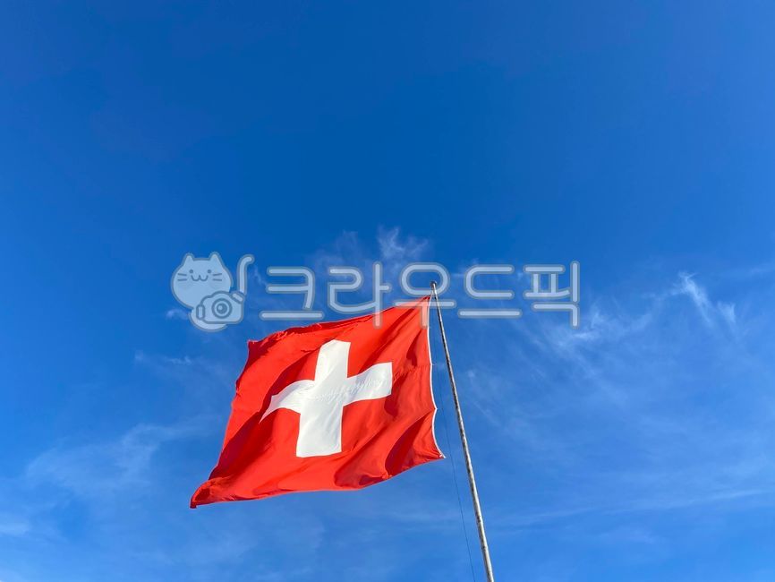스위스,국기,스위스국기,하늘,깃발,상징,symbol,flag