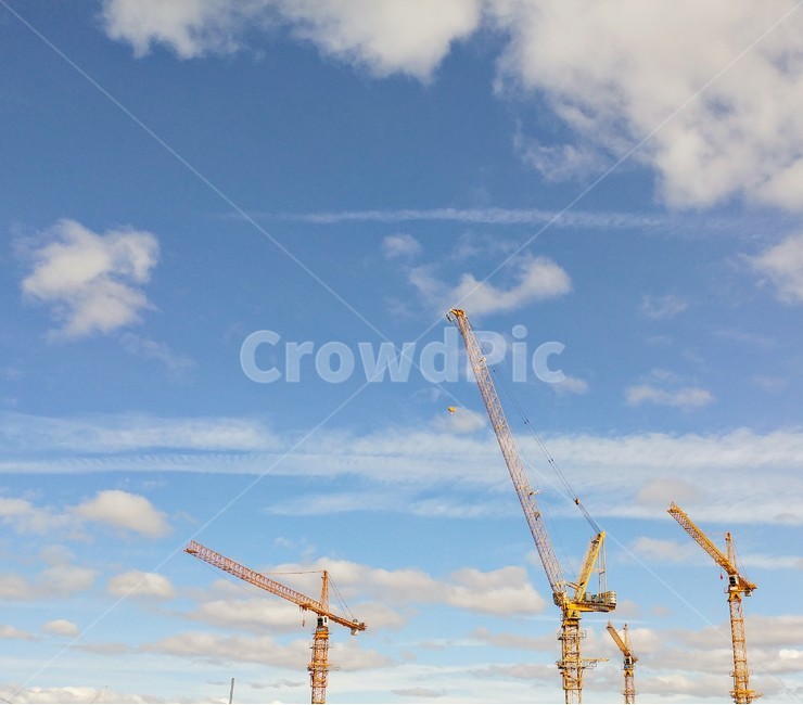 구름,봄,공사장,하늘,뭉개,산업,industry,industrial,건설업,건축업,construction industry