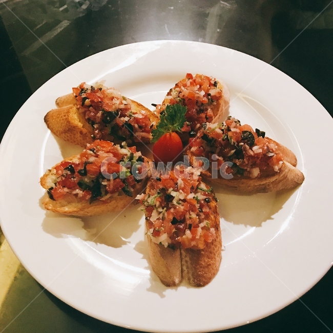 음식,부르스게따,바게트,토마토,접시,plate,food,baguette,tomato