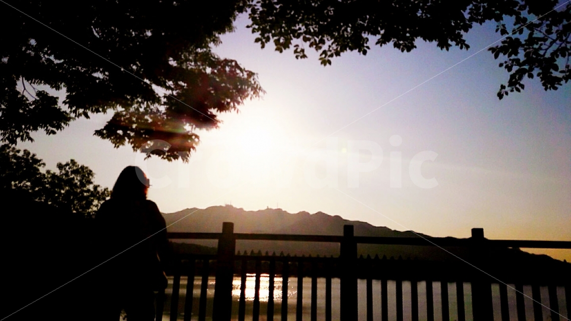 햇빛,풍경,자연,강,그늘,자연,풍경,nature,landscape,사람,인물,인간,human,person,인물실루엣,사람실루엣,character silhouette,human silhouette,railing,난간,sunlight,flare,플레어,light,빛