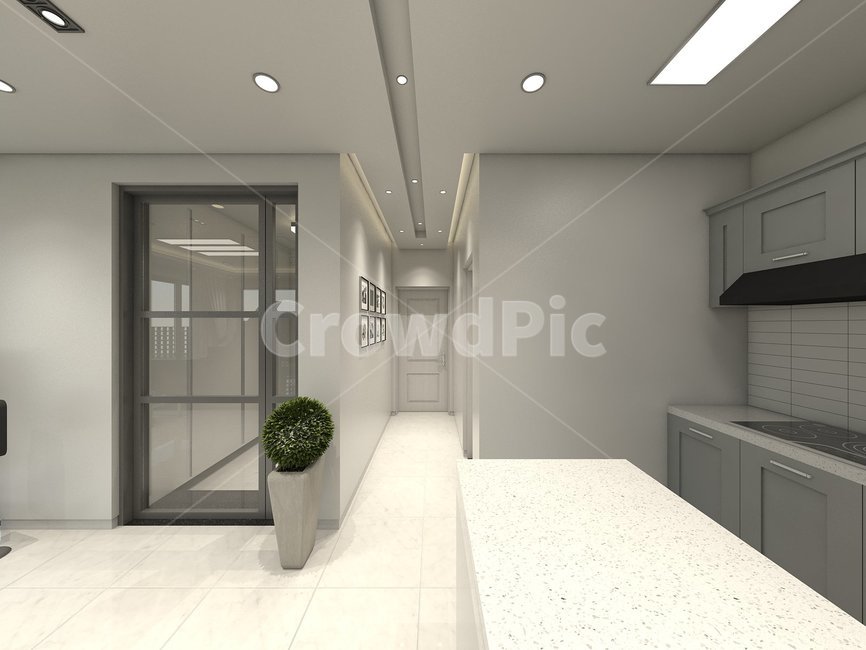 rendering,sketchup,interior,Modern interior,3d,interior design,moderninterior,modernkitchen,interiordesign,Modern country house,modern kitchen,kitchen,country house,white interior