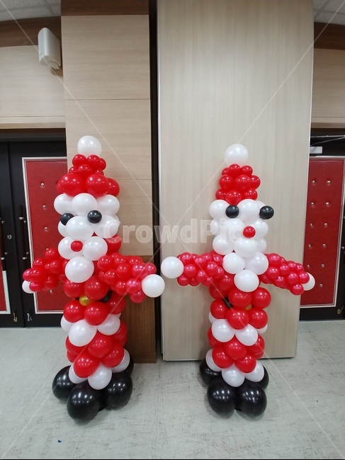 산타,산타할아버지,풍선아트,santaclaus,산타풍선,santa,claus,christmas,balloon,산타클로스,크리스마스,루돌프,메리크리스마스,1225,12월,12월25일,겨울,winter,화이트크리스마스,풍선,풍선아트교육,작품,완성,흰,흰색,빨강,빨강색,검정,검정색,까만,까만색,2명,산타모자,red,white,black