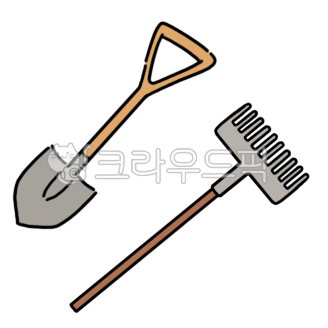 농기구,도구,도구일러스트,농기구그림,농사,농업,쟁쇄,밭갈이삽,농기구일러스트,삽,밭갈이,농사도구,농사도구일러스트,삽그림,삽일러스트,갈퀴