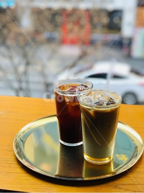 커피,음료,카페,쟁반,감성사진,커피,카페,coffee,cafe
