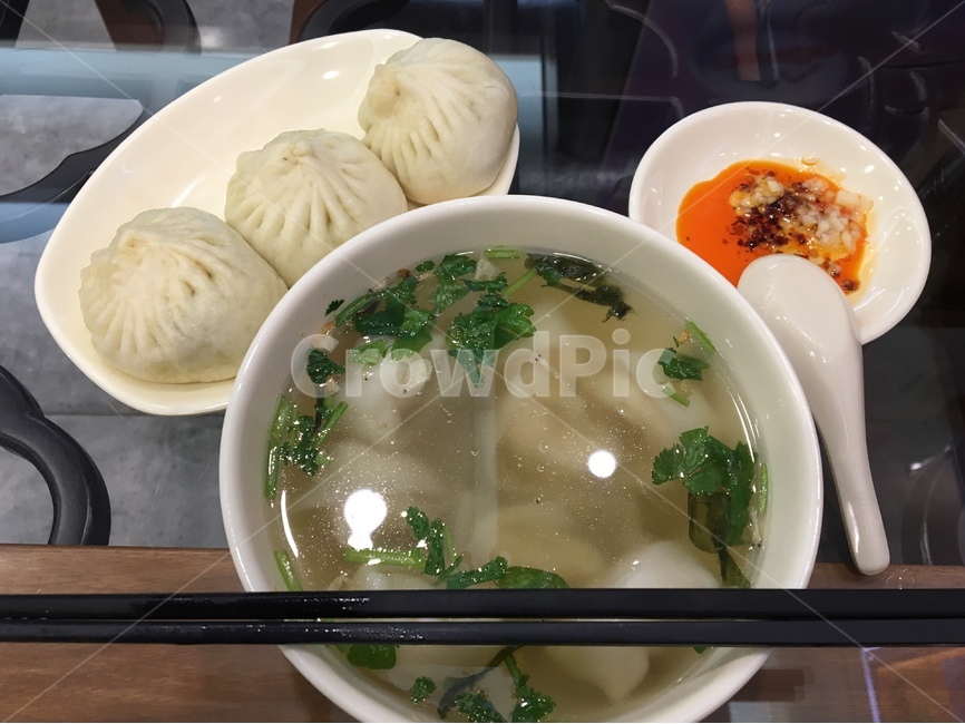 북경,만두,만둣국,훈툰,베이징,고수