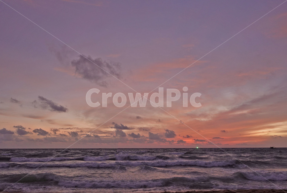 nature,ocean,sea,바다,자연,sunset,노을,파도,수평선,horizon