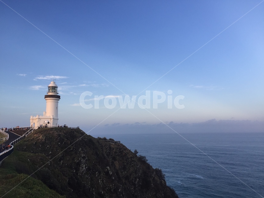 바이런베이,바다,등대,산,byronbay,등대,lighthouse