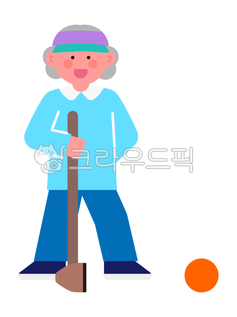 Park Golf,Senior Character,Senior Life,Centenarian Era,Character,Golf Club,Sports,Golf,Outdoor Sports,Golf Equipment,Golf Practice,Golf Course,Old Age,Elderly,Health,Healthcare,Longevity,Old Age,Silver,Senior,Grandmother,Hobby,Exerci