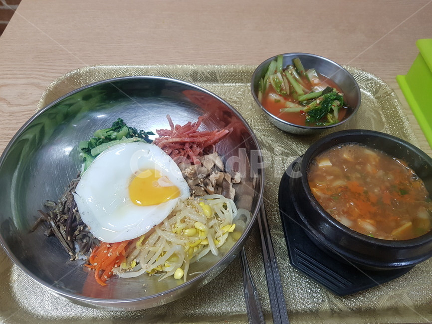 비빔밥,된장찌개,음식,food,요리,열무김치