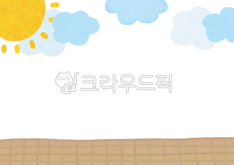 Frame,border,illustration,hand drawing,background,summer,landscape,nature,environment,season,household newsletter,notice,invitation,design,summer frame,summer background,cloud,sky,sunshine,sea,sun,weather,clear,earth,normal