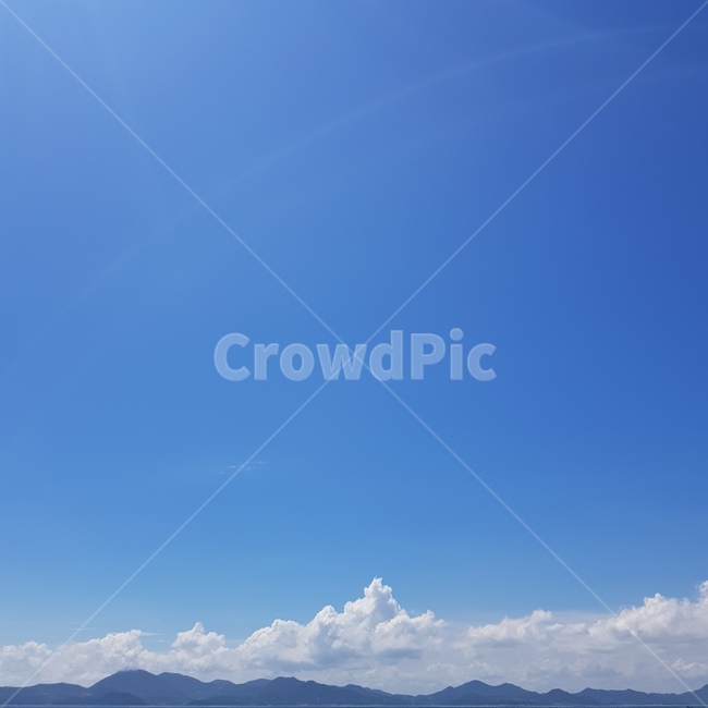 여름,바다,하늘,구름,여수,파랑,blue,summer,sky,cloud,sea,풍경,자연