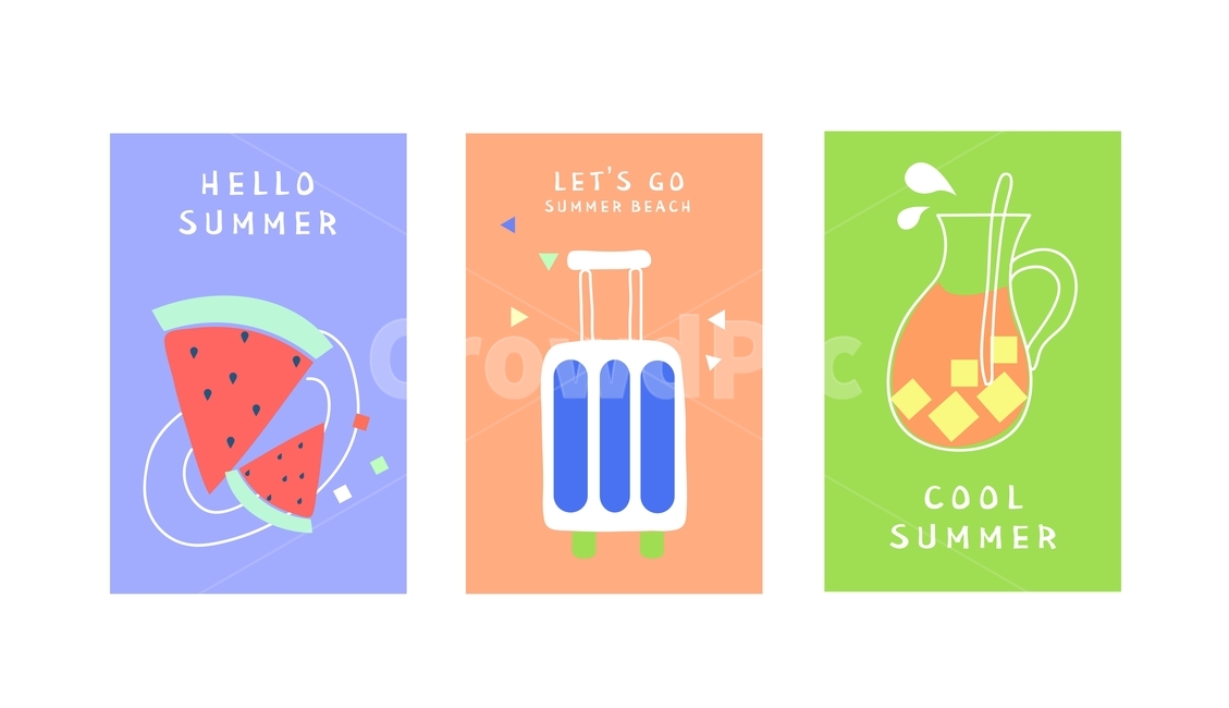 수박,캐리어,음료수,과일,여름,배너,카드,이벤트,표지,여름,계절,summer,season,그래픽,일러스트레이션,graphic,illustration