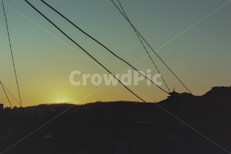 노을,실루엣,서울,sunset,북촌,북촌실루엣,북촌노을,전기줄,전기,자연,풍경,nature,landscape,실루엣,그림자,silhouette,shadow,outdoors,옥외