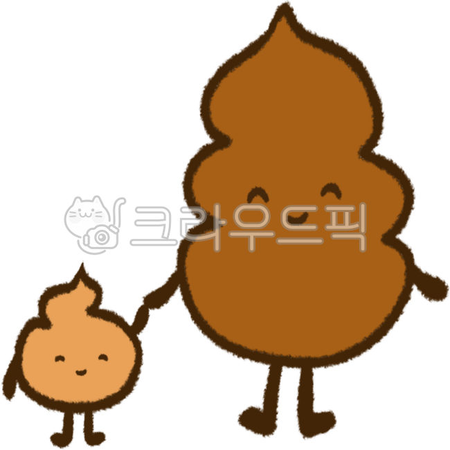 똥, 응가, 똥캐릭터, 똥일러스트, 똥이모티콘, 사진,이미지,일러스트,캘리그라피 - 산그림작가