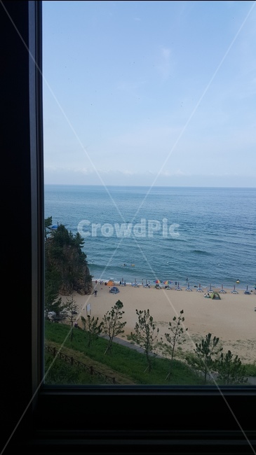 바다,하늘,창,해수욕장,삼척,자연,풍경,nature,landscape,해변,바다,beach,sea,ocean,대양,outdoors,옥외,water,물