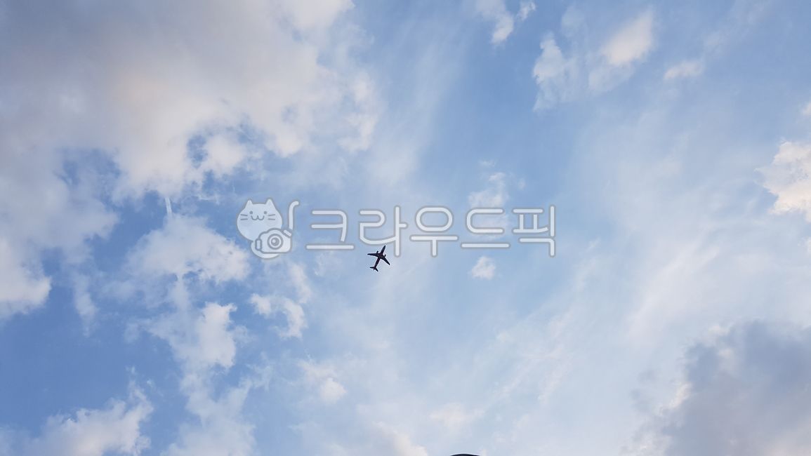 하늘,구름,비행기,배경화면,높은하늘,아름다운,파란색,하늘색,sky,cloud
