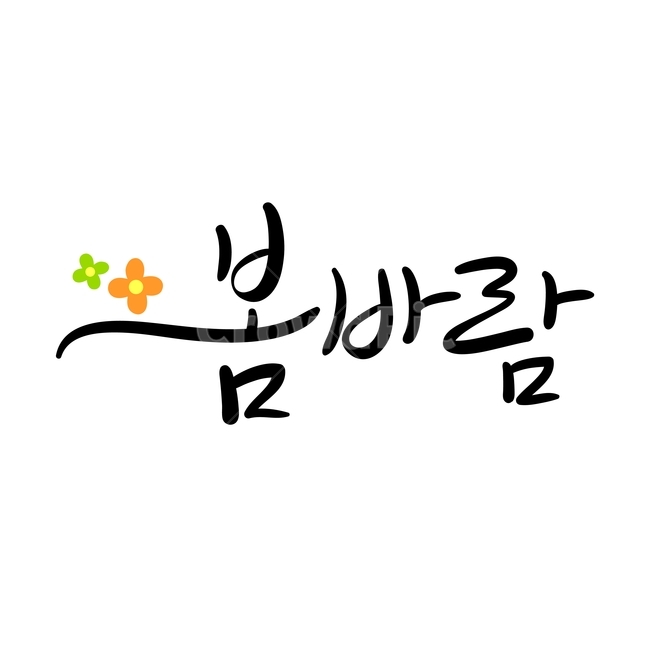 봄,손글씨,펜글씨,붓글씨,영문캘리,캘리,캘리그라피,봄,계절,spring,season,누끼,remove background,캘리그라피,손글씨,calligraphy