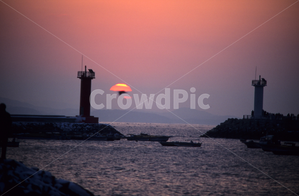 마량포구,일출,등대,바다,선박,풍경,sunrise,scenery,lighthouse,sea,등대,lighthouse