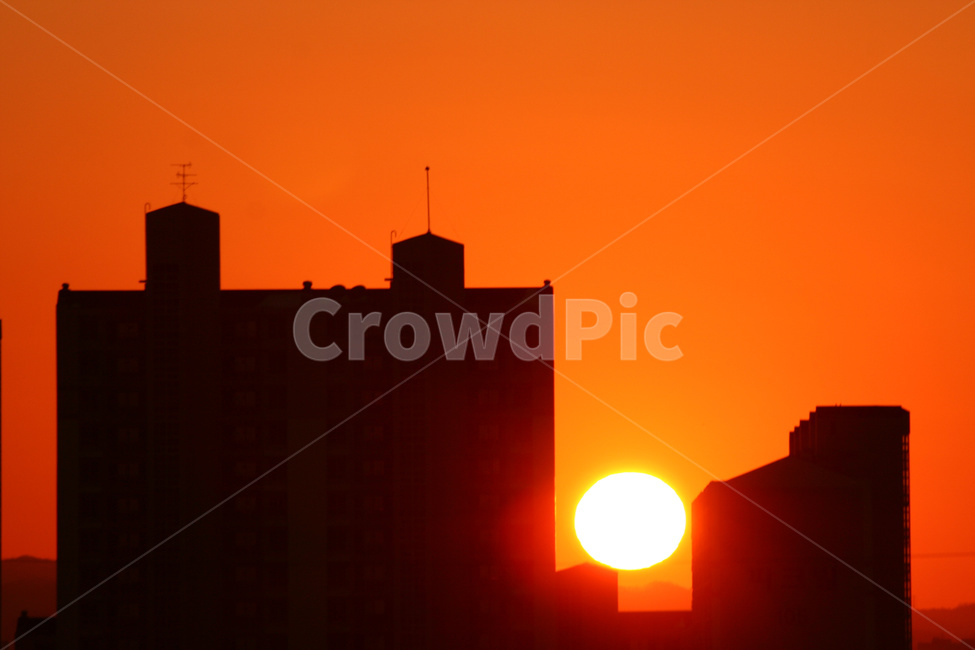 아파트,노을,태양,아파트단지,일조권,실루엣,그림자,silhouette,shadow,건축물,건물외관,exterior,building,structure,architecture,construction