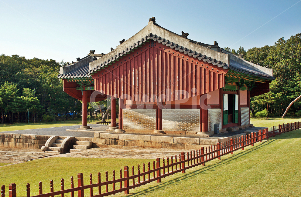 정자각,명릉,서오릉,숙종,인현왕후,조선시대,왕릉,목책,제사