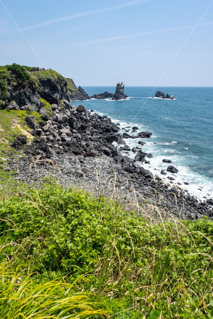 제주,제주도,성산일출봉,자연,바다,풍경,아름다운풍경,바닷가,섬,jeju,nature,풀,검은해변,검은돌,water,land,해변,해변가,날씨,자연,풍경,nature,landscape,제주도,jeju,jeju island,promontory,곶,outdoors,옥외,ocean,대양,sea,물,shoreline,해안선,땅