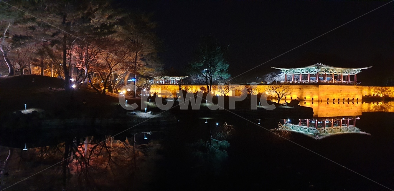 경주,야경,동궁,월지,반영