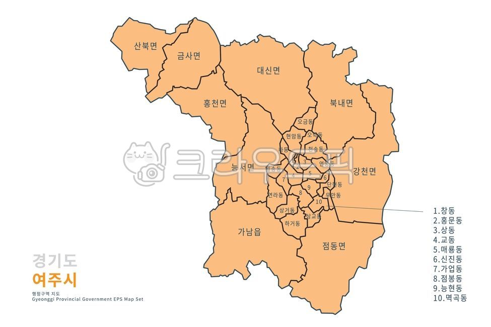 여주시지도,여주지도,여주시,여주,지도,경기도,ai,eps,행정구역지도,행정구역맵,경기도맵,경기도지도,지도일러스트,경기도행정구역