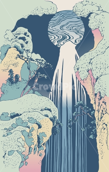 포스터,표지,우키요에,그래픽디자인,일본풍,고전,동양적,복고풍,배경,풍경화,손그림,자연,디자인,그래픽,광고,환상적,전통적인,일본,풍속화,그라데이션,산,빈티지,전통,일러스트,나무,드로잉,배너,풍경,폭포,water,vintage,waterfall,traditional,vector,tree,poster,banner,colorfull,old,background,그래픽,일러스트레이션,graphic,illustration