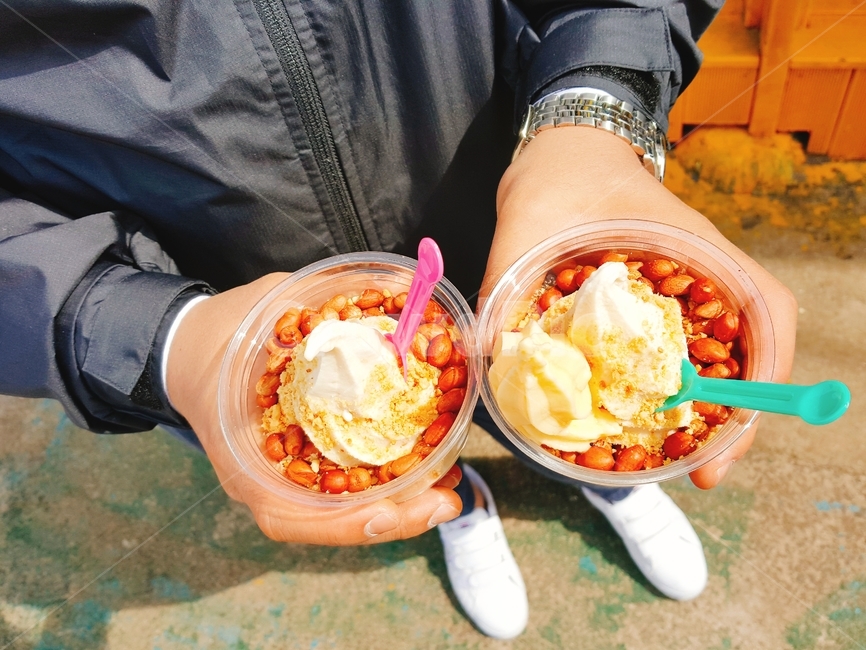 땅콩,아이스크림,땅콩아이스크림,스푼,spoon,icecream,디저트,간식,후식,dessert,snack