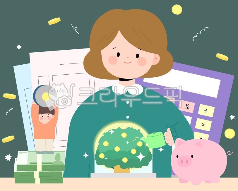 경제,재테크,저축,계산기,가계부,돼지저금통,돈,돈다발,예금,적금,지폐,만원