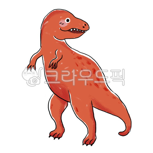 공룡,티라노사우르스,공룡일러스트,귀여운공룡,빨간공룡,육식공룡