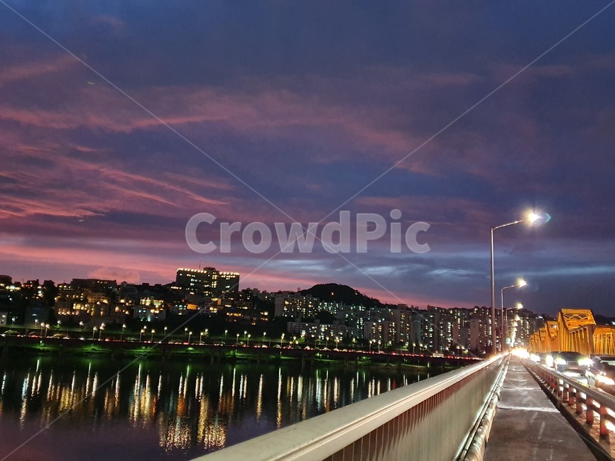 sky,하늘,한강,밤하늘,야경,동호대교,다리,가로등,비온뒤,야경,밤,풍경,nightscape,night,landscape,도시,city