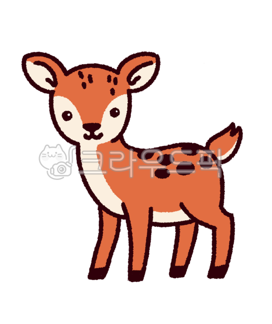 사슴,그림,일러스트,illustration,유치원,아기사슴,artwork,animal,동물,deer