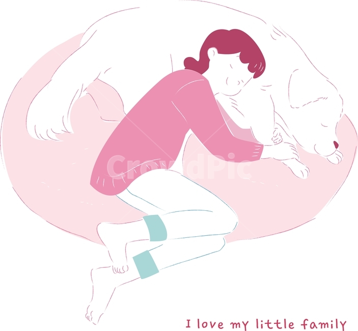 강아지,여자,쿠션,가족,잠,스케치,라인디자인,일러스트,동물,animal,포유류,mammal,개,강아지,dog,doggy,사람,인물,인간,human,person,여성,여자,woman,female,lady,그래픽,일러스트레이션,graphic,illustration