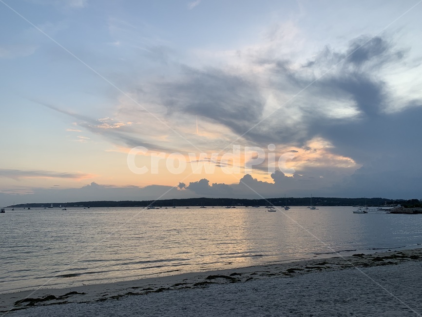바다,해변,해질녘,노을,sky,ocean,하늘