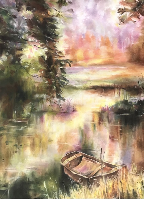그림,풍경,몽환,손그림,paint