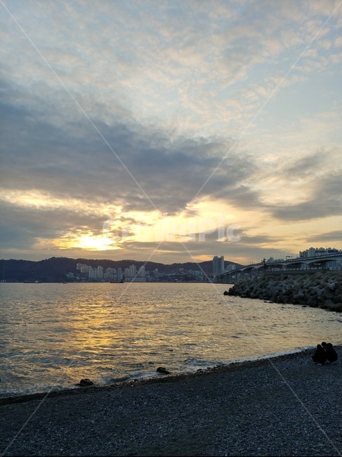 부산바다,바다,일몰,해변,흰여울,흰여울마을
