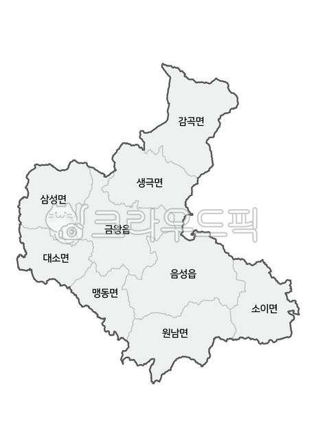음성군,음성군행정지도,음성군행정구역,음성,충북음성,한국지도,음성군지도