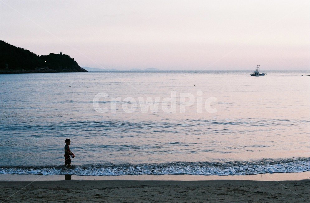 을왕리,바다,해수욕장,갈매기,바위,해변,인천,promontory,water,물,nature,자연,만,아기,아이,인간,human,sea,film,필름,자연,풍경,nature,landscape