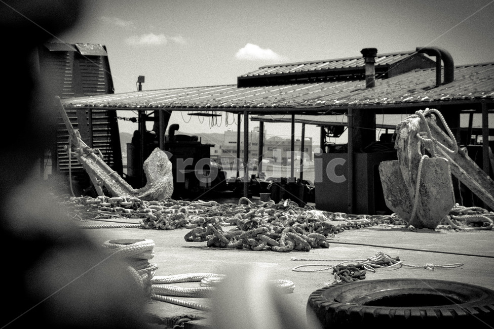 흑백사진,항구,고철,풍경,정취,흑백,모노톤,monochrome,black and white,산업,industry,industrial