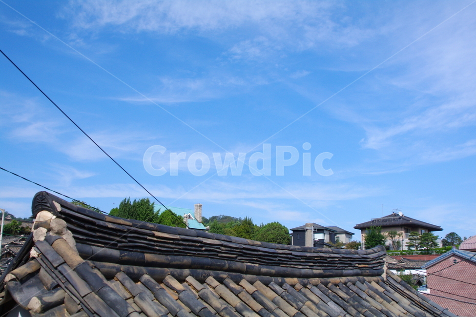 북촌,한옥,풍경,서울,roof,지붕,기와,기와지붕,파란하늘,하늘,북촌한옥마을,한옥마을,한국전통,한국적인,한국,랜드마크