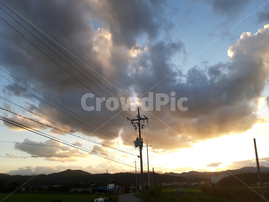 한국,경주,노을,나무,구름,자연,풍경,nature,landscape,cable,케이블